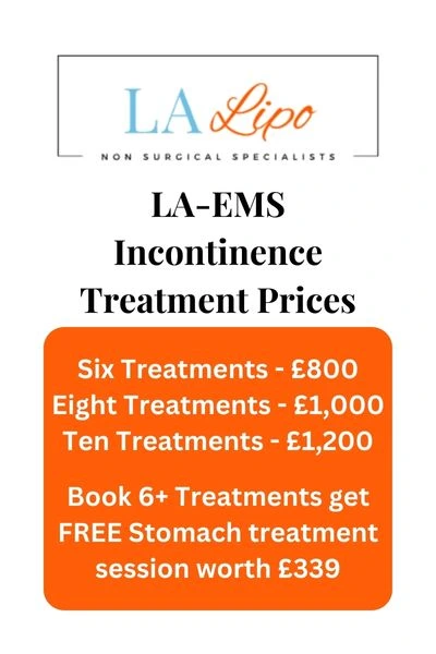 LA-EMS Incontinence Treatment Prices Greater London (Hammersmith and Fulham)