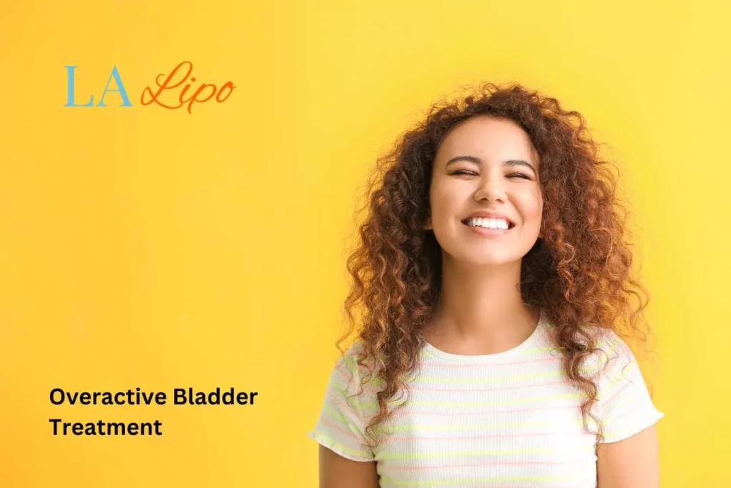 woman smiling about overactive bladder treatment Greater London (Hammersmith and Fulham) solutions
