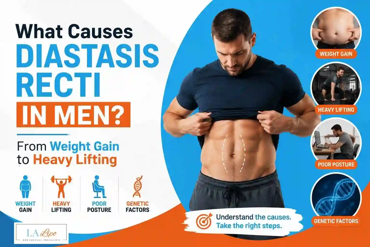 What Causes Diastasis Recti in Men? From Weight Gain to Heavy Lifting Greater London (Hammersmith and Fulham)